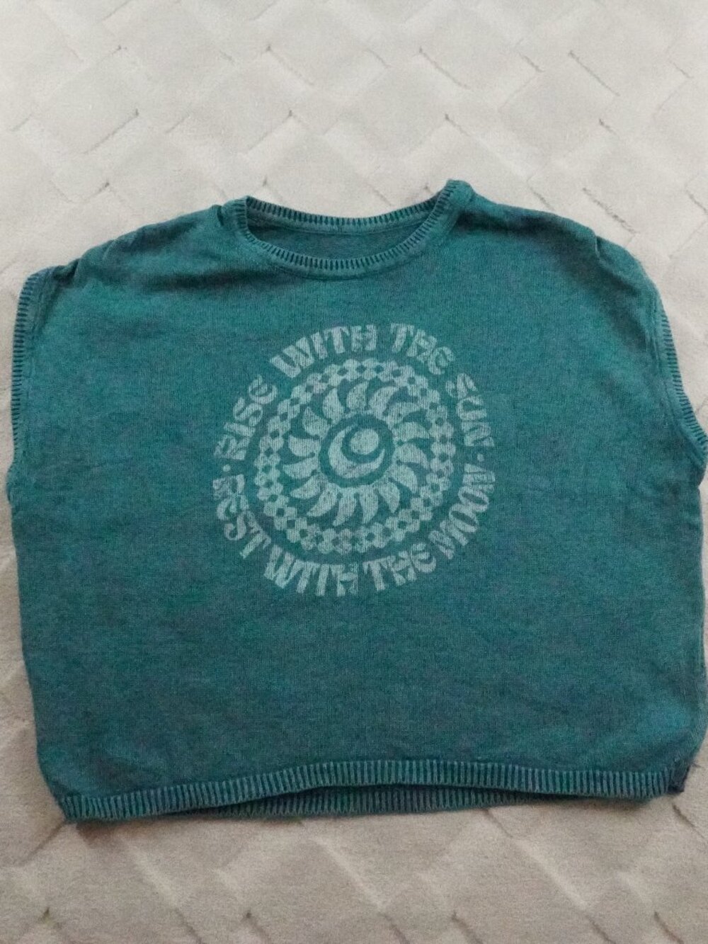Anthropologie Pilcor Real Fun Wow Graphic Muscle Sweater Womens Small